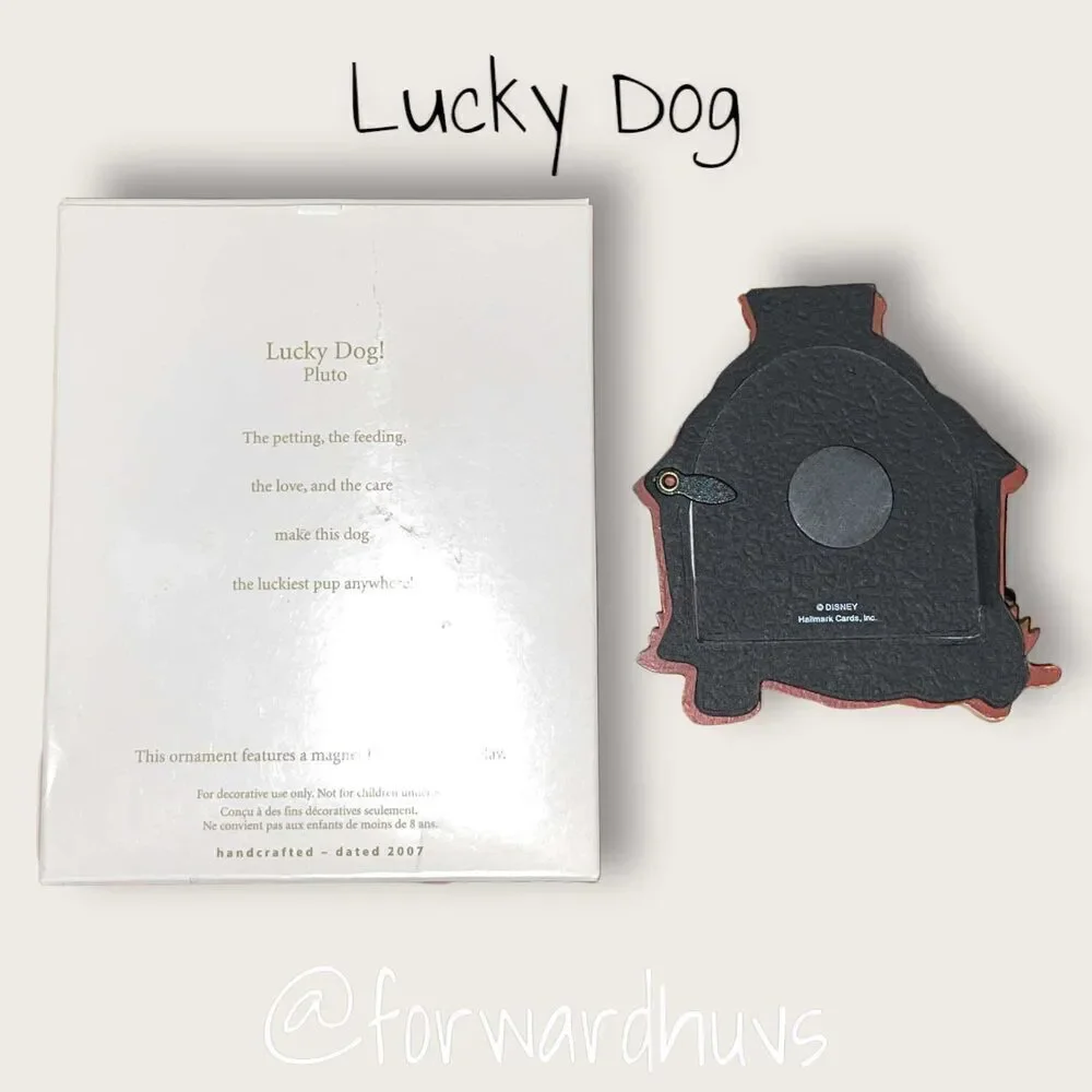 Bundle 3 for $15 [2007] Lucky Dog Pluto Photo Holder - Disney Hallmark Ornament